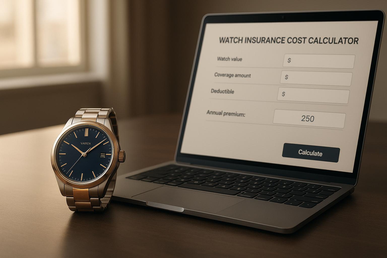 Watch Insurance Cost Calculator